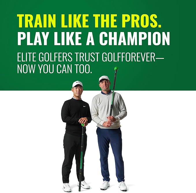 GolfForever Swing Trainer – Golf Training & Fitness System for Strength, Flexibility & Swing Power – Includes 30-Day Membership & Training Bar for Golf-Specific Workouts - Bloomnest