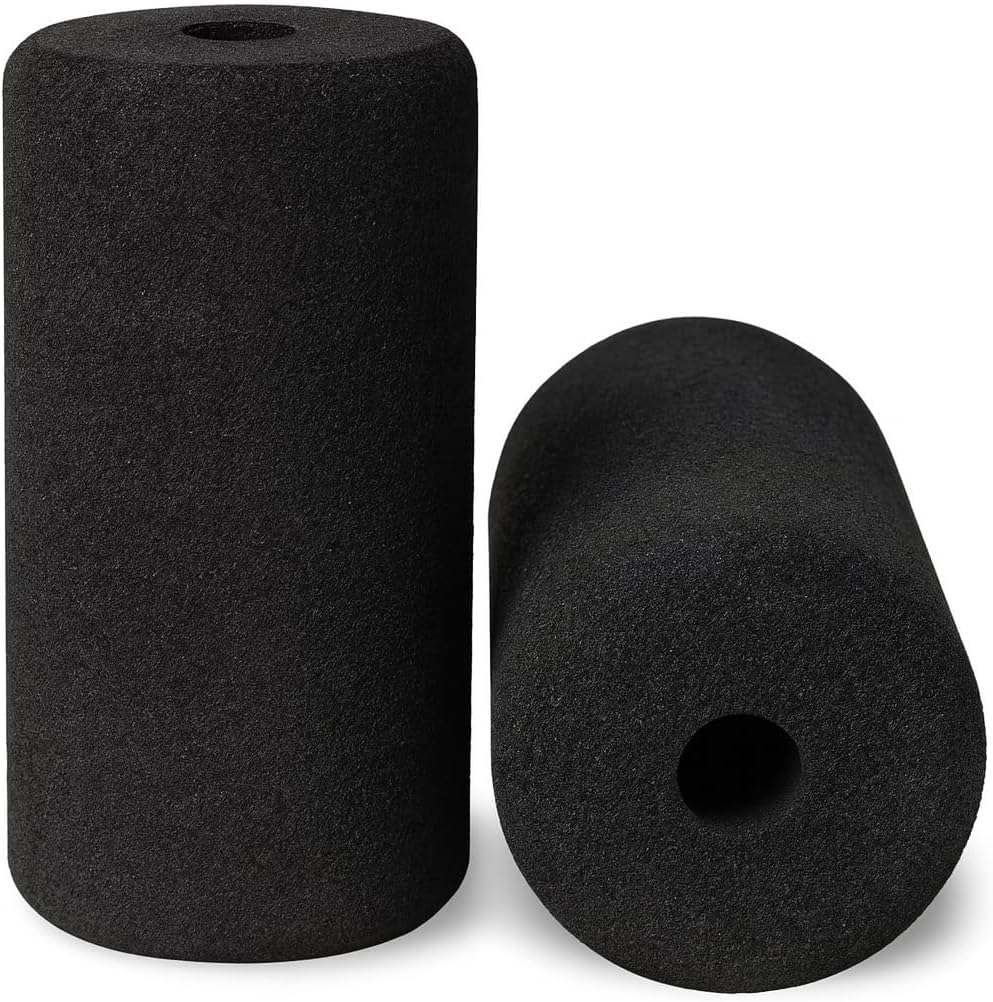 Treadlife Fitness Replacement Foam Roller Pad for Gyms and Leg Extensions (Size: 8"x4"x1") - Qty: 2
