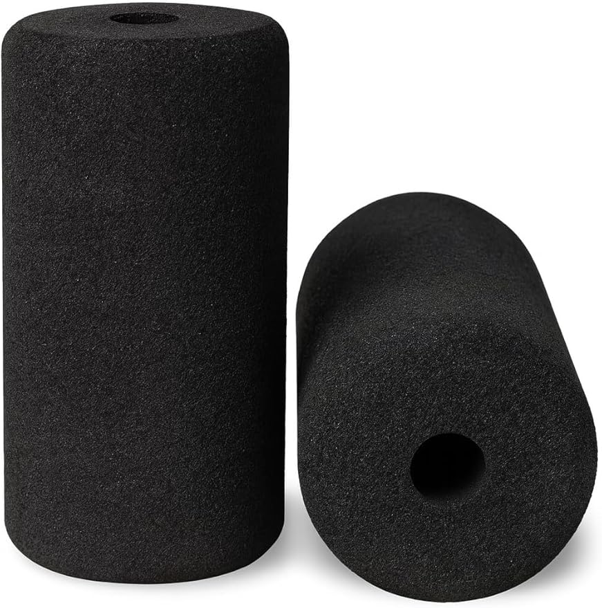 Treadlife Fitness Replacement Foam Roller Pad for Gyms and Leg Extensions (Size: 8"x4"x1") - Qty: 2 - Bloomnest