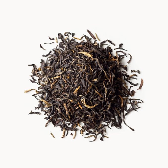 Rishi Tea Golden Yunnan Black Tea - Organic, Loose Leaf Tea, Smooth & Rich Ancient Chinese Tea, Energizing & Caffeinated - 4 Ounces, 14+ Servings - Bloomnest