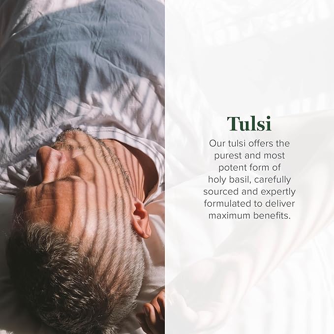 Global Healing Center - Organic Tulsi (Holy Basil Leaf Extract) Vegan Liquid Supplement Drops (Organic Basil) - Bioavailable Herb for Normal Stress Response, Natural Energy & Immune Support - Bloomnest