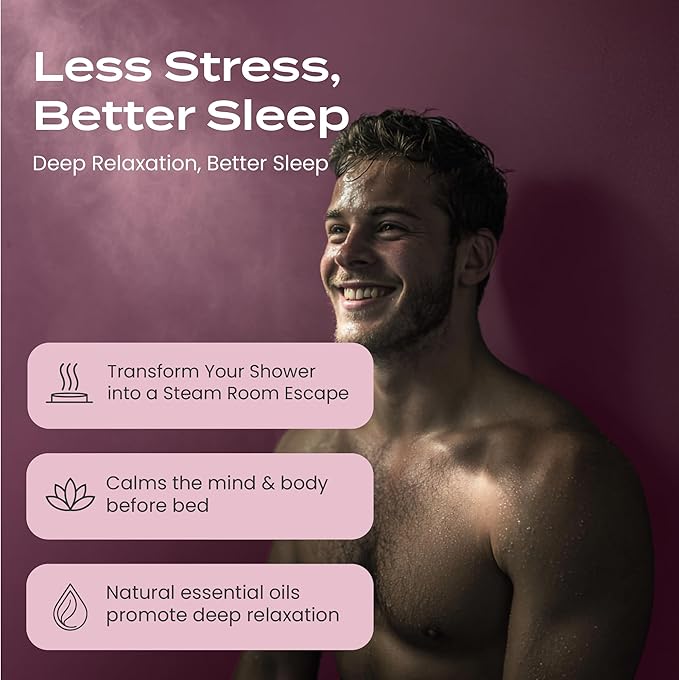 Body Restore Shower Steamers Aromatherapy 15 Pack - Christmas Stocking Stuffers for Men, Birthday Gifts for Women, White Elephant, Relaxation, Self Care - Rose - Bloomnest