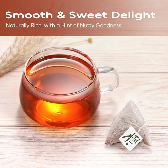 FullChea - Rooibos Tea Bags, 60 Counts - Premium South African Natural Rooibos - Non-GMO - Caffeine-Free - Antioxidant-Rich & Supports Digestion - Bloomnest
