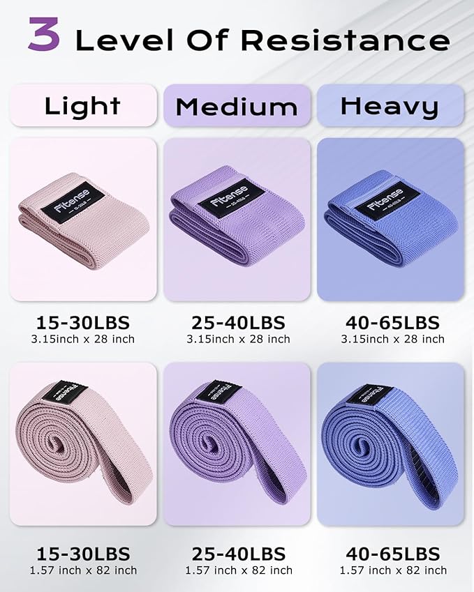 Pull Up Bands, Fitense Resistance Bands Set with Door Anchor, Stretching Assist Band, Portable Exercise, Muscle Training, Physical Therapy, Exercise Workout Bands for Working Out for Women - Bloomnest