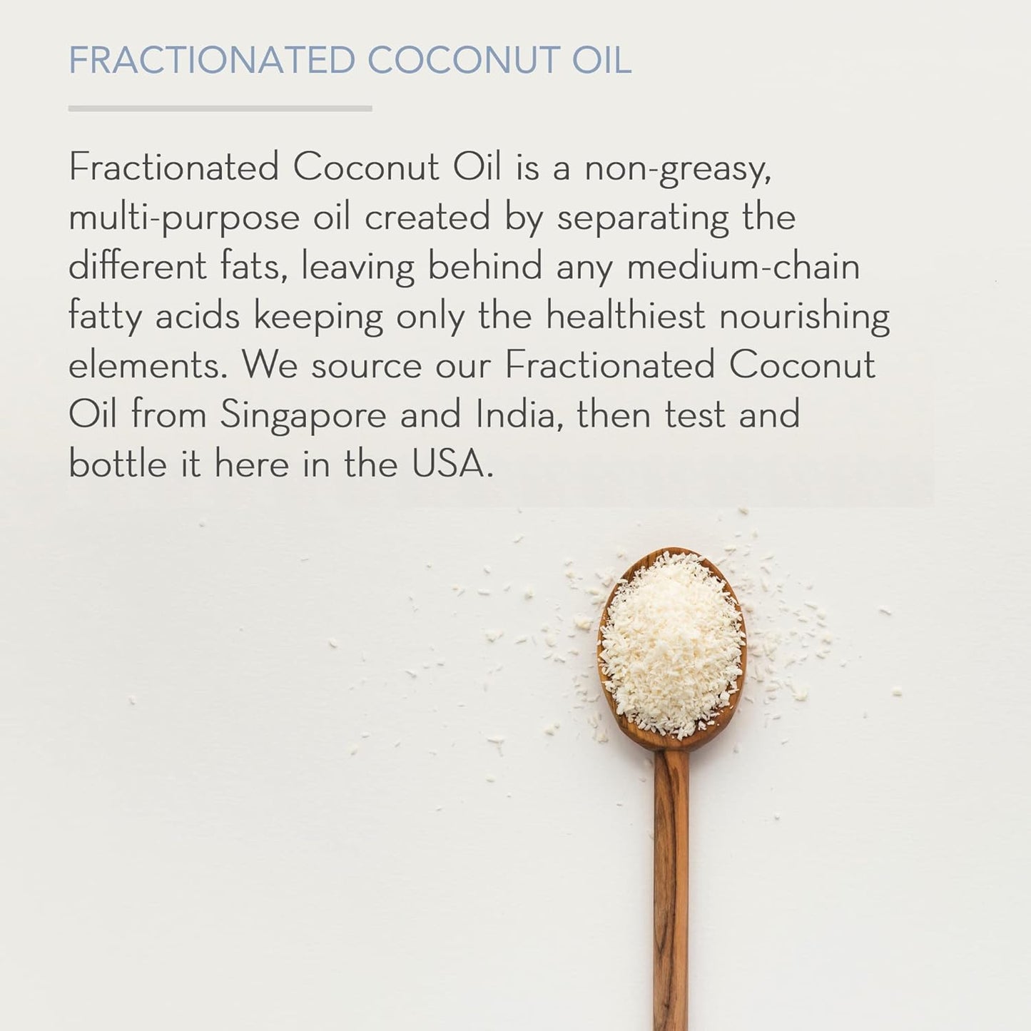 Pure Body Naturals Organic Fractionated Coconut Oil for Skin and Hair, 4 fl oz - Liquid Carrier Oil for Diluting Essential Oils, Hair Growth & Skin Moisturizer