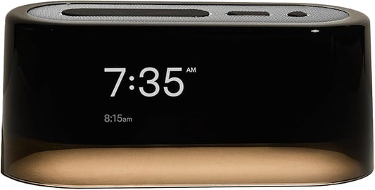 Loftie Alarm Clock with Sound Machine – Smart Alarm Clock with Light, White Noise, Bluetooth Speaker, Night Light Sound Machine, 100+ Sounds, Blackout Mode, No WiFi Mode, Optional Subscription - Steel - Bloomnest