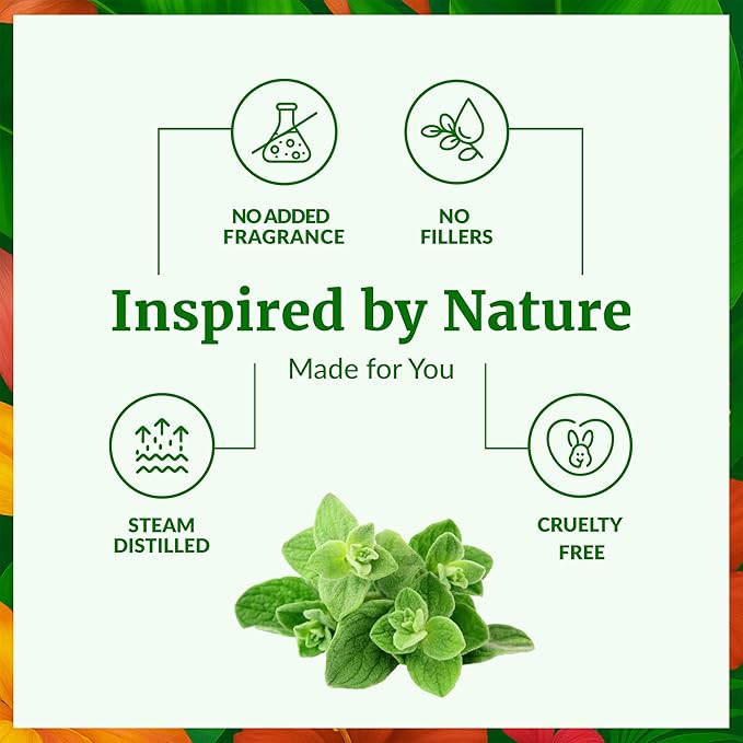 SVA Oregano Essential Oil – 4 Fl Oz – 100% Natural Oregano Oil - for Diffuser, Hair Care, Face, Skin Care, Aromatherapy, Scalp and Body Massage, Soap and Candle Making – with Dropper - Bloomnest