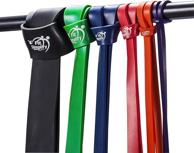 Fit Simplify Pull Up Assist Resistance Bands for Fitness, Physical Therapy, Stretching, Mobility and Exercise - Bloomnest