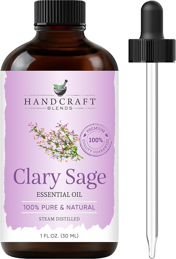 Handcraft Blends Clary Sage Essential Oil – 1 Fl Oz – 100% Pure and Natural – Premium Grade Essential Oil for Diffuser and Aromatherapy, Skin, Massage, Candle and Soap Making Fragrance - Bloomnest