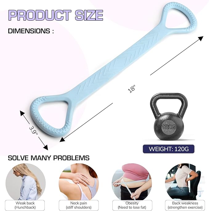 Figure 8 Resistance Band, Resistance Bands for Working Out Chest Arm and Shoulder Stretch Exercise Equipment for Yoga, Pilates, Stretching Daily Training is Easy to Carry - Bloomnest