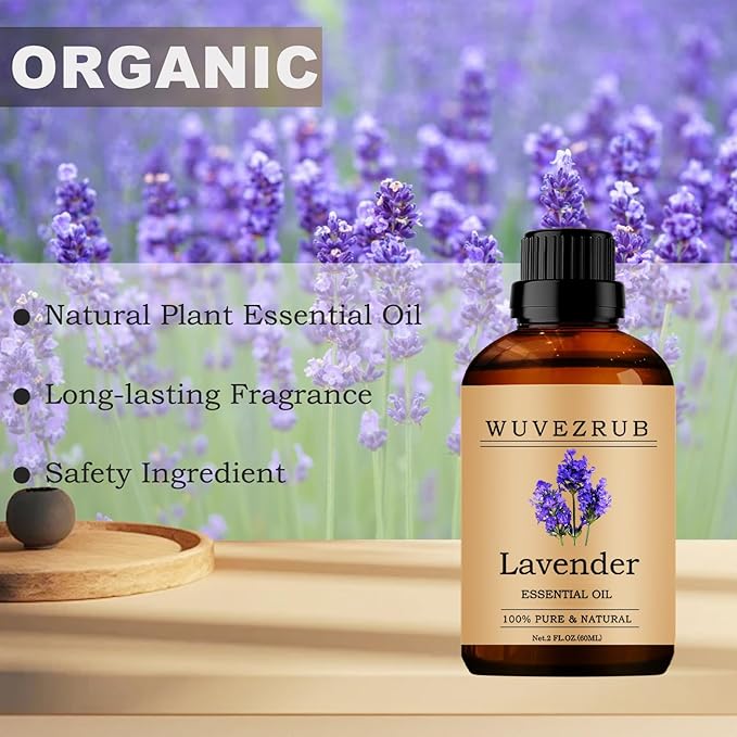Lavender Essential Oils, 60ML Pure and Natural Essential Oil for Aromatherapy Diffuser - Lavender /2 Fl Oz - Bloomnest