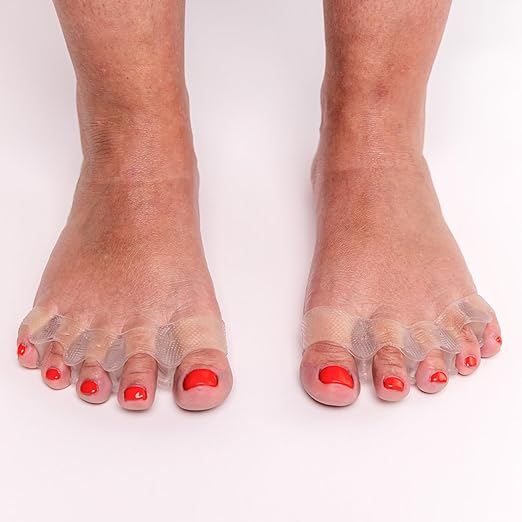 NABOSO Splay Gel Toe Stretcher, Separator - Clear (Version 1.0) - Bloomnest