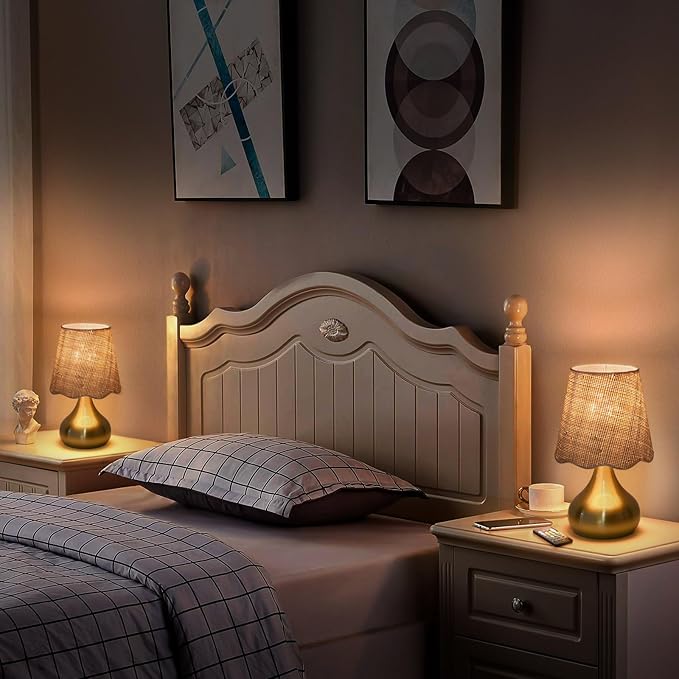 Cordless Table Lamp Rechargeable, Good Mini Table Lamp for Nightstand, Battery Operated Small Table Lamp for Small Spaces for Kitchen Counter, Bookshelf, Bedside, Bedroom, Living Room - Bloomnest