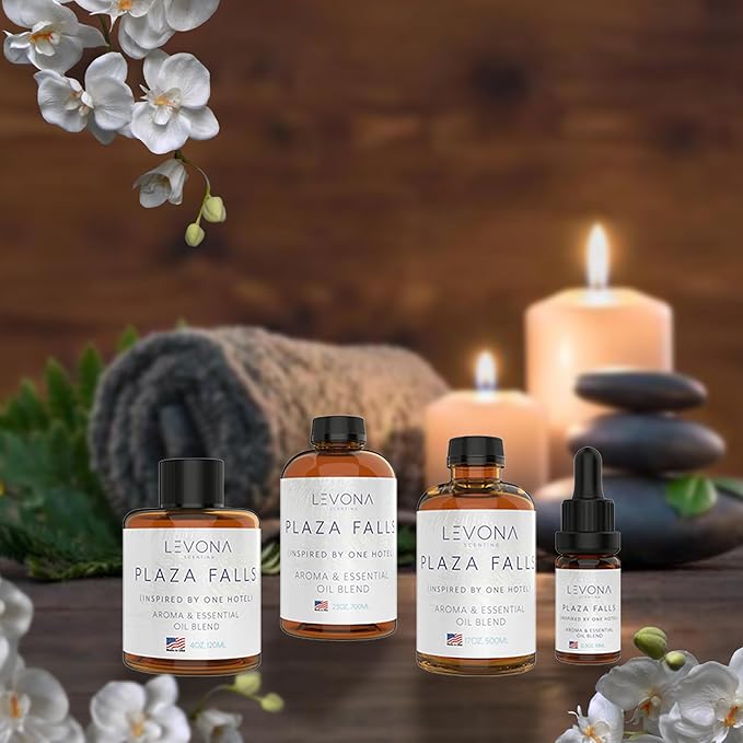Levona Scent Home Luxury Scents: Plaza Falls Fragrance Oil Inspired by One Hotel Essential Oil - Pure Essential Oils for Diffusers for Home - Scented Oil LEVONASCENT