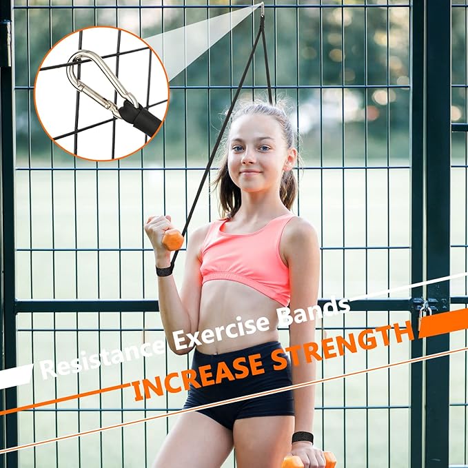 Zomiboo Baseball Bands Sports Resistance Exercise Bands Arm Strength Training Softball Baseball Pitching Training Workout Equipment for Youth Adult - Bloomnest