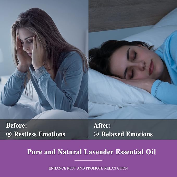 Lavender Essential Oil 100ML, MAYJAM Pure Essential Oils for Diffusers, Massage, Lavender Oil for Soap Candle Making, Huge 3.38FL.OZ Bottle - Bloomnest