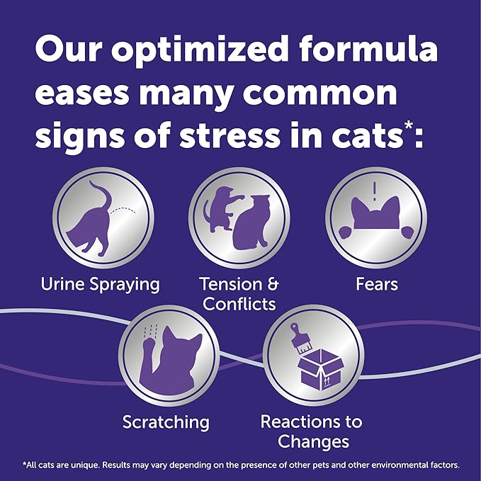 FELIWAY® Optimum 30 Day Cat Calming Plug In Pheromone Diffuser Starter Kit, 48ml - Helps Reduce Common Signs of Stress in Cats & Kittens, Enhanced Calming - Bloomnest