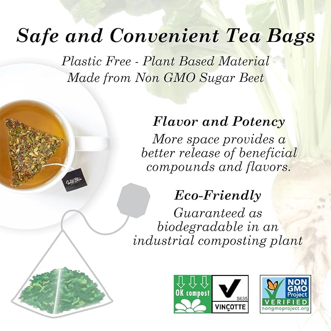 Wild Bliss Organic St Johns Wort Herbal Tea - Caffeine Free Mood Balance Support Tea - Pharmacopoeia Potency - 20 Plant Based Tea Bags - Bloomnest