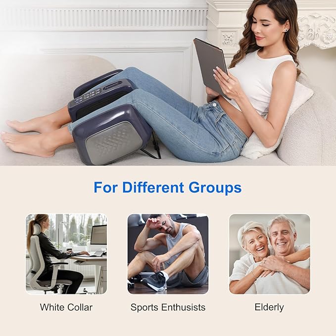 Shiatsu Foot Massager Electric Feet Massager with Heat and Deep Tissue Kneading for Relief Fatigue, Deep Rolling Massage, Promotes Blood Circulation, Wireless Remote Control - Bloomnest