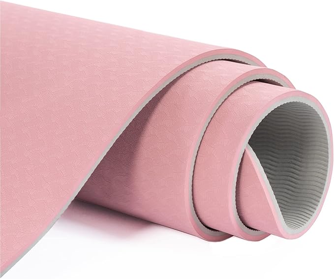 UMINEUX Yoga Mat Extra Thick 1/3'' & 2/5" Non Slip Yoga Mats for Women Eco Friendly TPE Fitness Exercise Mat with Carrying Sling & Storage Bag - Bloomnest