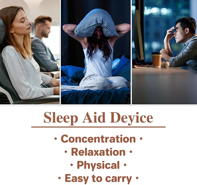 Aimery Anxiety Device - Handheld Relaxation Device, Portable Sleep Aid for Stress Relief and Restful Sleep, Rechargeable Sleep Device for Improved Relaxation and Sleep Quality