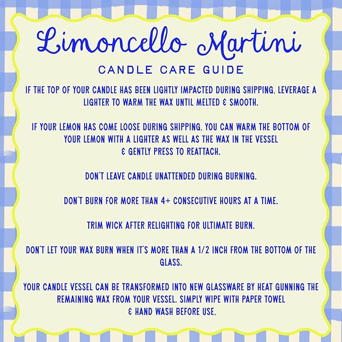 Limoncello Citrus Candle, 40+ Hour Long-Lasting Burn Handcrafted Decorative Candles for Home Scented, Non Toxic All-Natural Soy Wax Lemon Candle, Bar Cart Accessories & Decor - Bloomnest