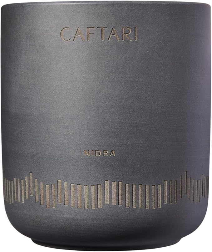 CAFTARI Luxury Aromatherapy Candle | Jasmine, Tuberose & Neroli Scented | 60 Hour Burn | Clean Coconut Soy Wax | Vegan, Gift-Ready Candle for Sleep & Home Spa Feel | Nidra - Bloomnest