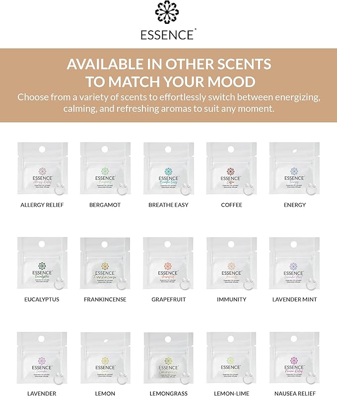 Essence Nasal Diffuser Create-It Bundle – DIY Essential Oil Silicone Nose Ring Kit for Custom Aromatherapy Blends – Wearable DIY Diffuser for Personalized Scents - Bloomnest