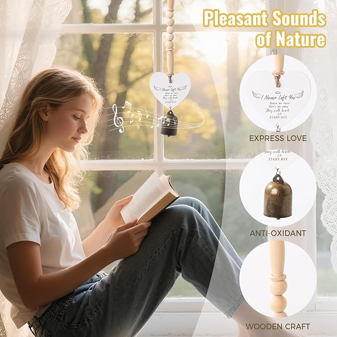 Sympathy Gifts for Loss of Loved One Care Package for Women Sympathy Gift Baskets Bereavement Miscarriage Grief Condolences Gifts for Mother Friend Sorry for Your Loss Basket with Memorial Wind Chimes - Bloomnest