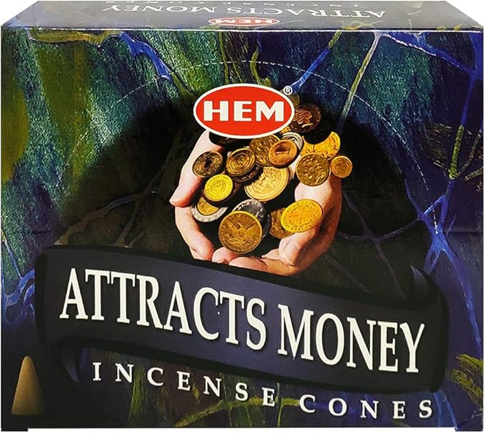 Attracts Money Incense Cones And Cone Incense Burner Bundle Insence Insense Hem Incense