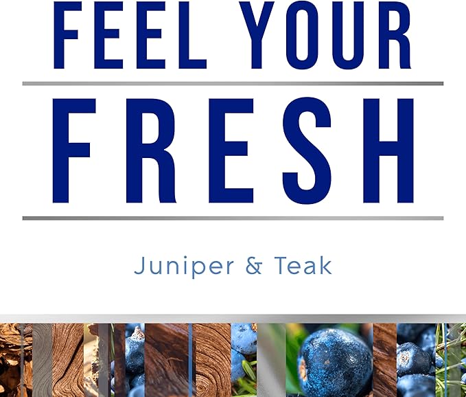 Glade Juniper & Teak Fresh Collection Candle - Fragrance Infused with Essential Oils, Air Freshener, 3-Wick, 6.8 Oz, 3 Count - Bloomnest