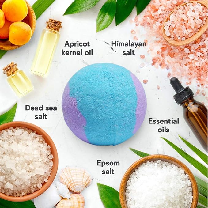 3.5 oz XL Bath Bombs for Kids with Puppy Toys Inside Kids Bath Bombs Organic Bubble Bath Fizzies Colorful Bomb 12 Pcs Set Birthday/Christmas Surprise Gift for Girls & Boys - Bloomnest