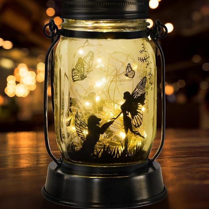 kyoryuger Dog Solar Lanterns, Dog Gifts for Women Mom Grandma, Christmas Dog Mom Gifts, Unique Birthday Gifts for Dog Lovers, Garden Decoration Outside for Yard, Patio,Backyard,Porch - Bloomnest