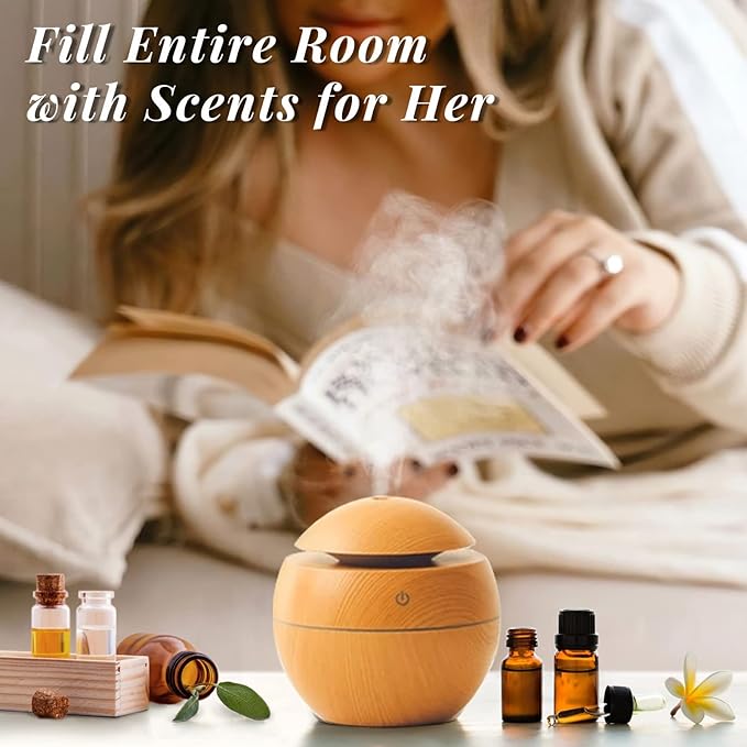 HIQILI Women Fragrance Oil 6x10ml, Essential Oils for Candle Scents Soap Making & Diffuser, Sweet Flowers Scented Oil Set for Aromatherapy Slime Wax Home Car - Bloomnest