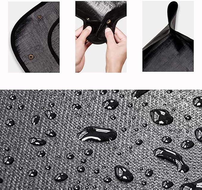 BIUWING 2PCS 39.4" x 39.4" Large Plant Repotting Mat Waterproof Transplanting Mat Indoor Plant Potting Mat Portable Gardening Mat Foldable Garden mat - Bloomnest