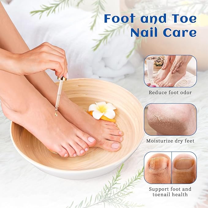 HIQILI Tea Tree Oil for Skin, Hair, Toenail, Add to Shampoo, Body Wash, Foot Soak - 3.38 Fl Oz - Bloomnest
