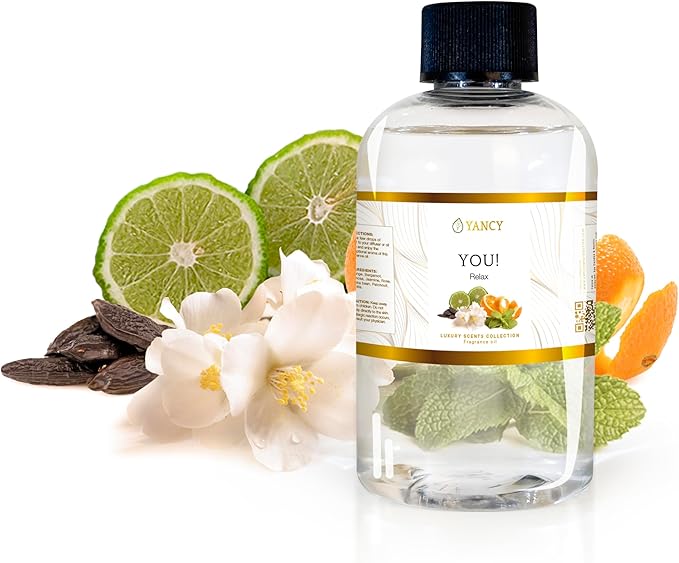 YANCY You Luxury Collection Fragrance Oil (4 oz), Intimate and Warm Scent, Ideal for Diffusers, Oil Burners & Aroma Lamps, Soft Signature Fragrance for Personal Spaces YancySpa