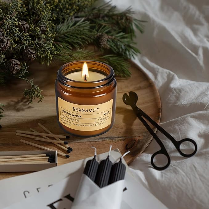 12 Pcs Scented Candles with Added Natural Essential Oils, 3.05oz, Suitable for Various Festivals, Parties, Yoga, and Home Scene. - Bloomnest
