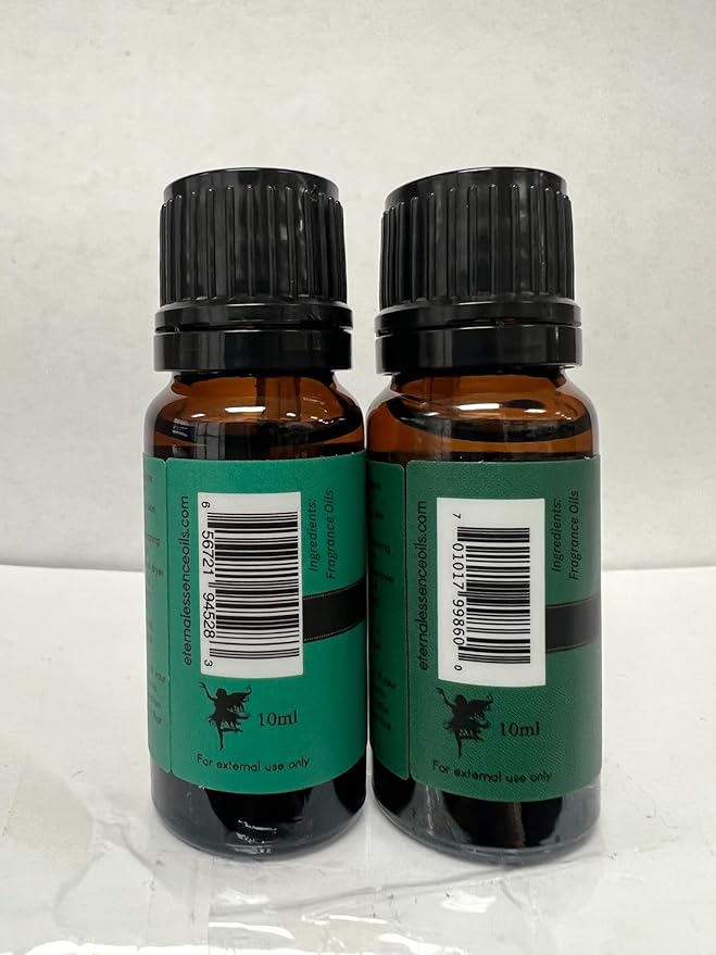 Eternal Essence Oils 2 Pack 10ml Premium Fragrance Oil - Pine Needle & Warmth of The Holidays - for Candle, Soap Making, Aromatherapy, Diffusers, Home Care, & Humidifiers EternalEssenceOils