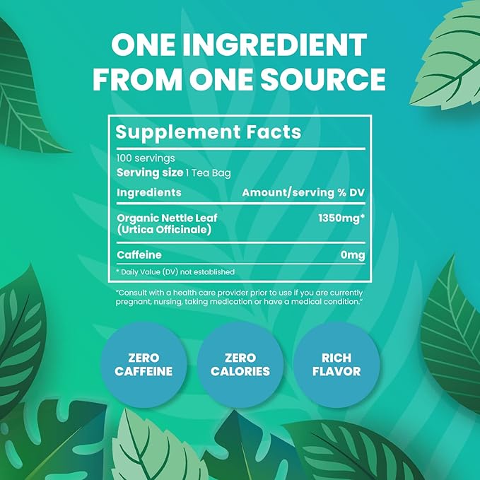 Organic Nettle Leaf Tea | Eco-Friendly Tea Bags | Non-GMO Caffeine Free Tea With Zero Sugar | Cederberg Tea Company. - Bloomnest