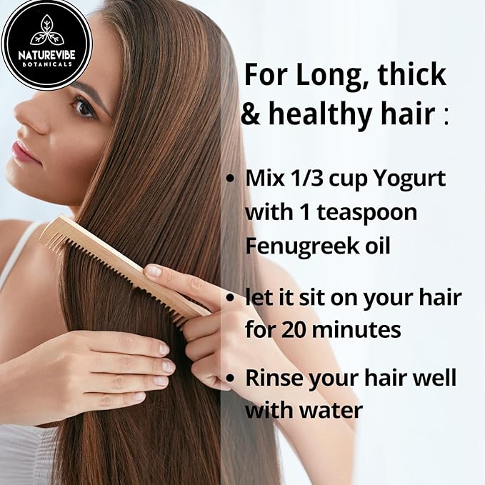 Naturevibe Botanicals Fenugreek Oil 32 Ounces | 100% Pure and Natural | Great for Skin Care and Hair Care - Bloomnest