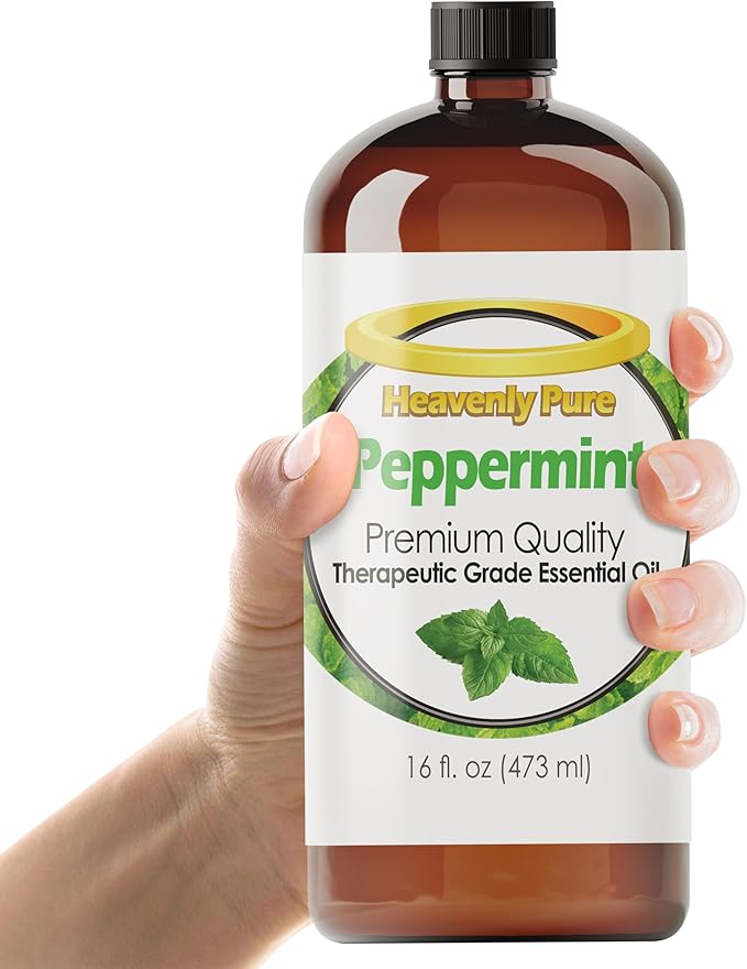 Peppermint Essential Oil (16 OZ Bulk) – Natural Sweet Mint Aroma – Peppermint Aromatherapy Oil - Bloomnest