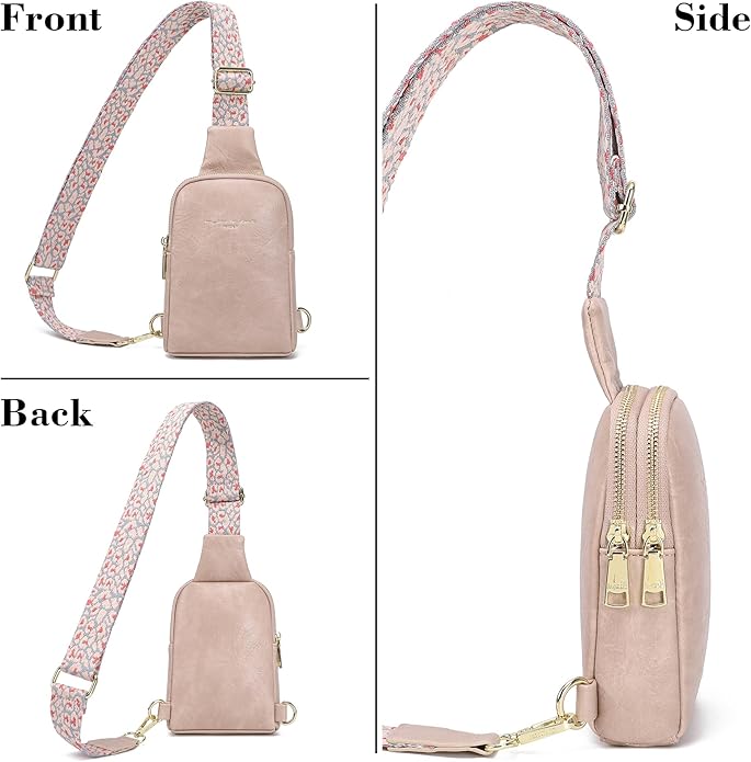 INICAT Small Sling Bag for Women Everyday & Travel Crossbody Bags Lightweight Cross Body Purses Vegan Leather - Bloomnest