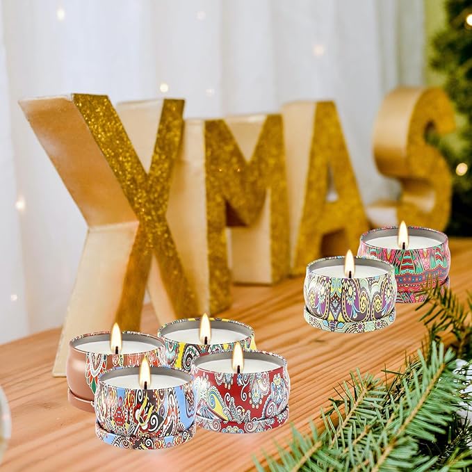 Scented Candles Gift Set, 2.5 oz Soy Wax Aromatherapy Candle for Home, Romantic Candles Gift for Mother Day Christmas Valentines Birthday (24 Pack) - Bloomnest