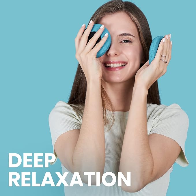 Manta Sleep Cooltherapy Bundle - Sleep Mask + Cool Eye Cups - 100% Total Blackout Mask Paired With Cooling Therapy Cups for Deep Rest, Migraines, Puffy Eyes & Sinus Relief - Bloomnest