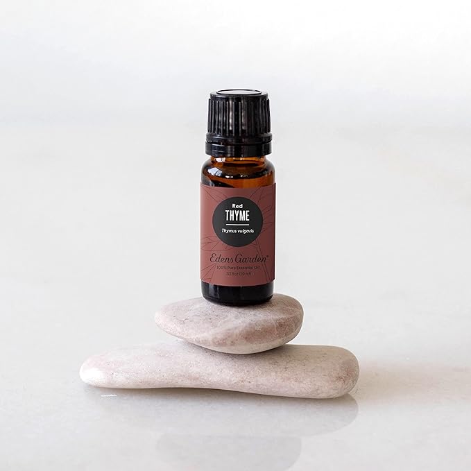 Edens Garden Thyme- Red Essential Oil- 100% Pure Premium Grade, Undiluted, Natural, Therapeutic, Aromatherapy, The Best for Diffuser, Candle, Laundry, Humidifiers 10 ml (.33 fl oz) - Bloomnest