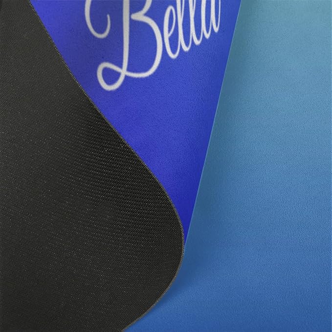 Custom Name Yoga Mat,Personalized Travel Yoga Exercise Mat,Non Slip,Perfect for Kids & Adults,Gradient Color E Series - Bloomnest