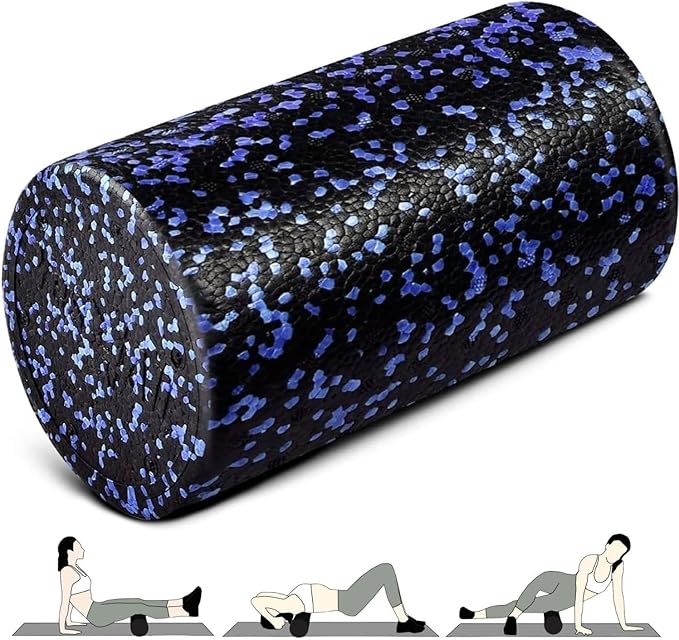 Yes4All High-Density EPP Round Back Roller Foam, Exercise Foam Roller for Yoga, Pilates & Stretching - 12, 18, 24, 36 inch - Bloomnest