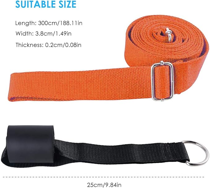 Leg Stretcher, Door Flexibility & Stretching Leg Strap - Great for Ballet Cheer Dance Gymnastics or Any Sport Leg Stretcher Door Flexibility Trainer Premium Stretching Equipment - Bloomnest