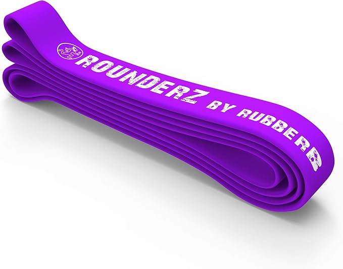 Rubberbanditz Rounded Edge Resistance Band | Compact and Light Weight Exercise Bands | Suitable for All Fitness Levels Users| Travel Friendly Resistance Bands for Working Out - Bloomnest